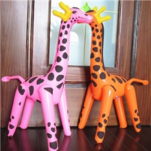 充气玩具厂家长颈鹿梅花鹿PVC充气产品现货特价