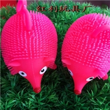 红利闪光毛毛球刺猬闪光毛毛球厂家直销