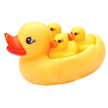 婴儿洗澡戏水鸭玩具小网鸭网袋鸭洗澡鸭淘宝热销玩具批发75g