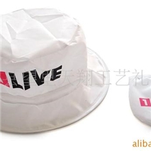 厂价直销渔夫帽，折叠涤纶帽（logo按客人要求印刷）