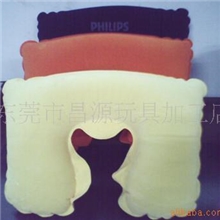 供应各种pvc充气枕，航空枕，U形枕，吹气护颈枕