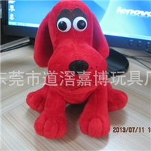 毛绒玩具/毛绒公仔/定制公仔/小红狗/大红狗