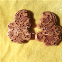 厂家直销桃木汽车挂件批发桃木汽车挂件厂