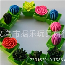 厂家供应新产品膨胀泡大仿真花卉膨胀泡大大号仙人球批发