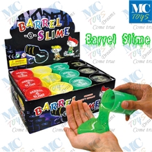 厂家直销slime/putty沙皮胶鼻涕胶小油桶七彩胶大油桶放屁泥