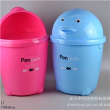 厂家供应塑料动物翻盖垃圾桶/杂物桶/收纳储物桶/储物桶YJ251A