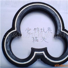 橡胶宠物玩具狗玩具棉绳宠物玩具天然橡胶玩具狗咬球圣诞玩具猫头