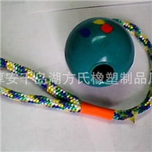 橡胶宠物玩具厂家供应棉绳宠物玩具哑铃棉绳宠物玩具定制
