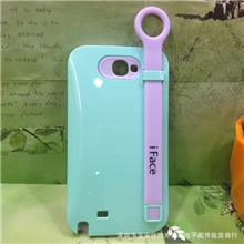 厂家直销三星N7100手机保护套韩版夜光拉环新款手机保护套