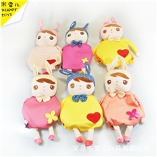 正版metoo安吉拉卡通儿童小书包毛绒公仔宝宝包双肩小背包