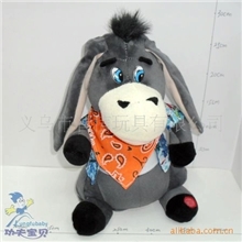 义乌小商品批发市场新奇特玩具电子宠物卡通驴毛驴动耳驴