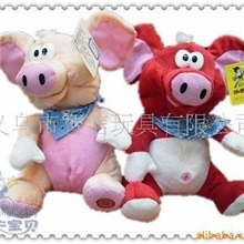 牵绳电动玩具狗等热销玩具电动毛绒玩具猪义乌玩具厂牵绳狗狗