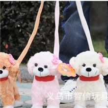 电动毛绒玩具，2012最畅销电动玩具牵绳狗狗个性玩具狗日韩