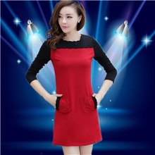 批发实拍2013秋冬季新款韩版长袖淑女款职业OL修身显瘦连衣裙女装