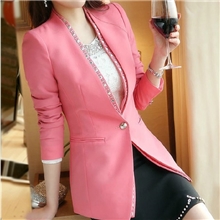 韩国秋装韩版新款OL女式小西装休闲修身外套批发网店代发货8303#