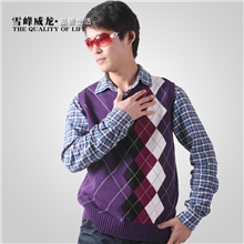 现货批发男士毛衣背心品牌时尚韩版新款纯棉i薄款毛衣男