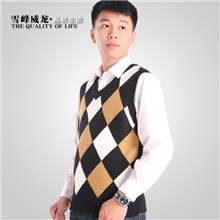 厂家现货批发男装毛衣V领马加厚外贸订单来版来样订制