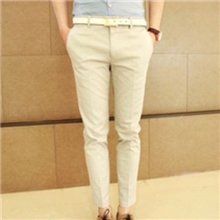 男装一件代发批发韩版修身潮流纯色男士九分裤9分小脚休闲裤CB21