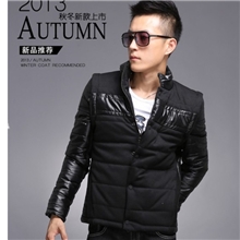 淘宝爆款秋冬新款韩版加厚男式棉衣男装批发可拆袖两穿棉服外套