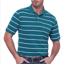 加肥加大同款中老年条纹商务男装T恤品牌短袖T恤男装批发