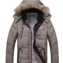 海澜之家男装2013新款冬装男士修身羽绒服防风保暖外套HYAD4K031