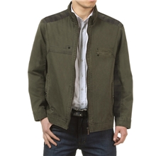 2013秋冬装新款中老年男装男士立领夹克衫外套中年男款加厚加大码