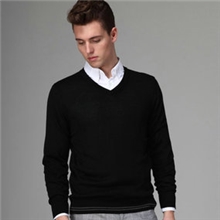 2013春秋新款卡宾小V领休闲长袖毛衫毛衣针织衫男装Y1047