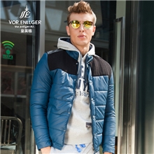 皇英格2013冬装新款男装休闲棉服外套韩版男士修身立领保暖棉衣