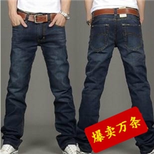 爆款秋冬款韩版男士牛仔裤直筒裤男式牛仔裤男装修身牛仔裤男批发