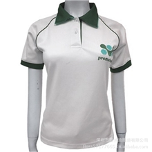 女士翻领衫女士短袖翻领衫女士绣花logot恤女士百搭t恤