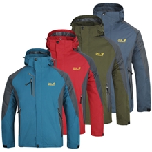 代发批发2013春秋爆款冲锋衣男户外运动外套滑雪服防风衣3166