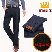 2013加厚加绒冬款牛仔裤直筒男式牛仔裤男款特价牛仔长裤子批发