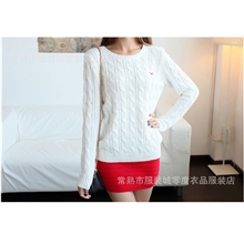 厂家直销质量超好网络爆款学院风套头毛衣针织毛衣女