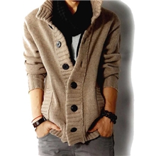 男装2013秋装针织衫男开衫外套韩版修身男士毛衣加厚线衫潮