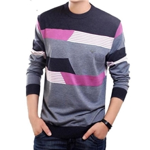 2013秋装新品男装正品薄毛衣男士休闲羊毛衫圆领针织衫男