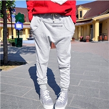 女式哈伦裤批发2012秋冬新款加绒净色哈伦裤休闲裤小脚裤2404