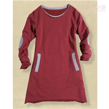 小愚原创棉麻文艺气质女装斜插袋时尚领打底衫拼麻毛边针织衫