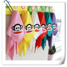 韩版imsweet配饰卡通绣花贴布糖果多色儿童男女童口水巾三角巾