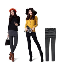 秋冬假两件打底裙裤裙韩版女士大码打底裤胖mm显瘦外穿长裤潮