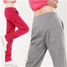 推荐2013秋季女韩版休闲裤宽松大码女士休闲运动裤女卫裤哈伦裤