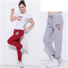 2013爆版薄款纯棉运动裤小脚裤卫裤休闲裤6004-1