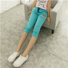 原价27元亏本价25元女款七分裤运动裤撞色哈伦脚裤卫裤7006