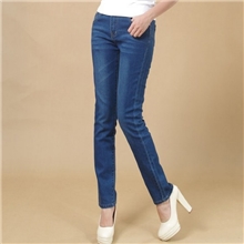 批发2013秋季新款牛仔裤女士加肥加大码直筒裤修身显瘦牛仔裤