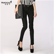 比尚女裤2013秋装新款简约百搭OL修身长裤小脚裤子潮女13809
