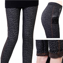 秋冬大码仿牛仔加绒加厚打底裤多花色休闲裤显瘦不倒绒棉裤批发