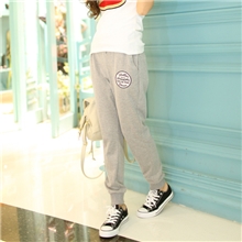 大码哈伦裤运动裤女韩版潮小脚裤女裤小脚修身萝卜裤卫裤