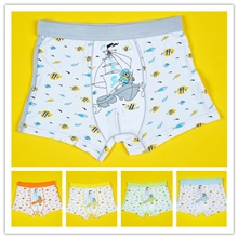 夏季新款童内衣内裤批发莫代尔儿童卡通内裤男童平角内裤1824
