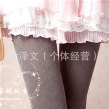 最新日本设计比基尼档美貌的低调图腾天鹅绒弹力连裤袜打底袜