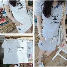 2013夏装韩版女装短袖运动服休闲套装卫衣时尚短裙套装女款批发