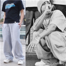 hhiphop嘻哈外贸原单裤子嘻哈街舞滑板卫裤加肥加大裤子